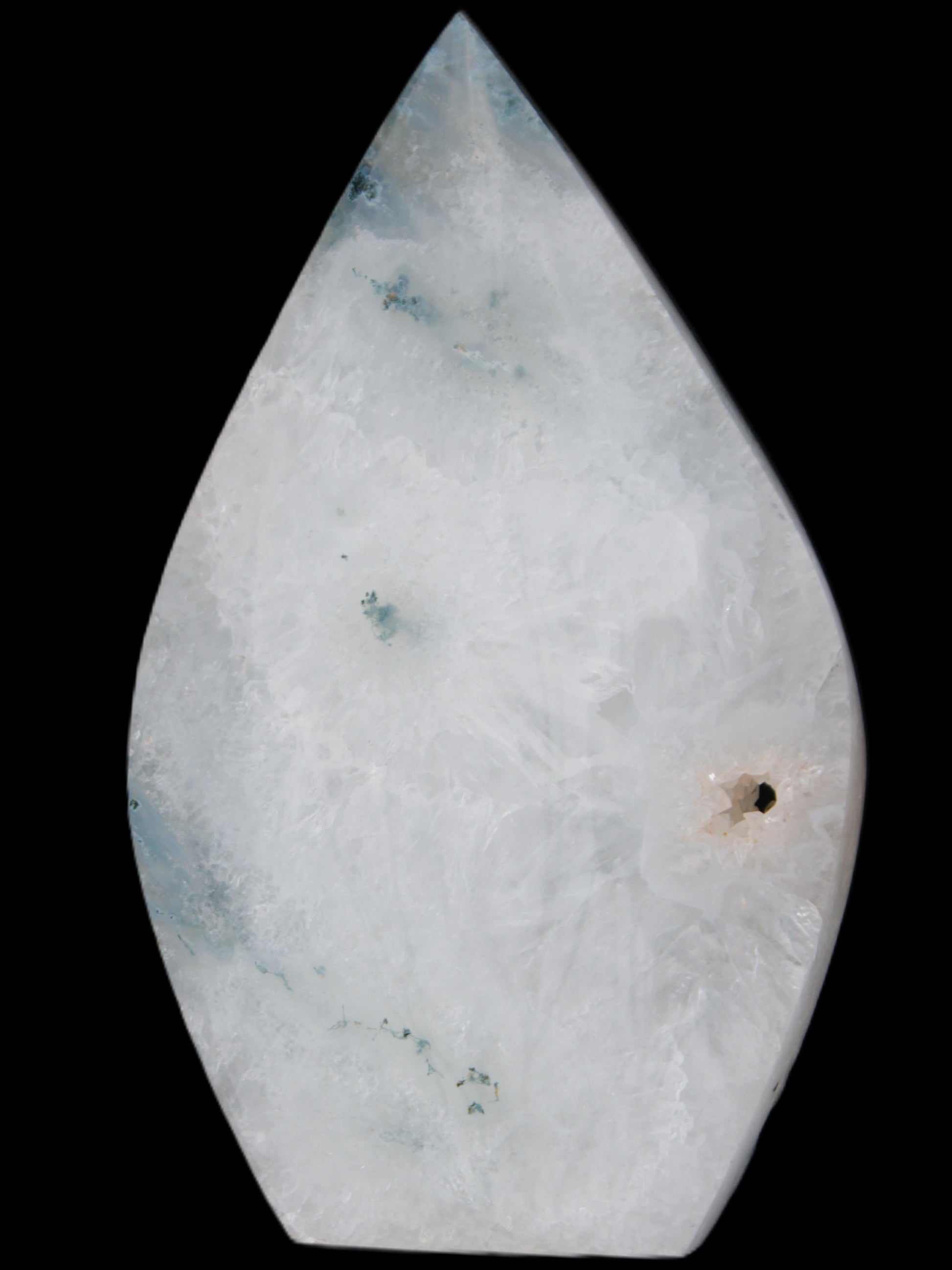 Ocean Grass Agate water drop 81*30*137mm 462g