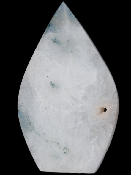 Ocean Grass Agate water drop 81*30*137mm 462g