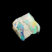 Black Opal from Ethiopia rough 14*13mm 6ct 1.2g Rocks and Things