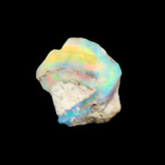 Black Opal from Ethiopia rough 14*13mm 6ct 1.2g Rocks and Things