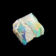 Black Opal from Ethiopia rough 14*13mm 6ct 1.2g Rocks and Things