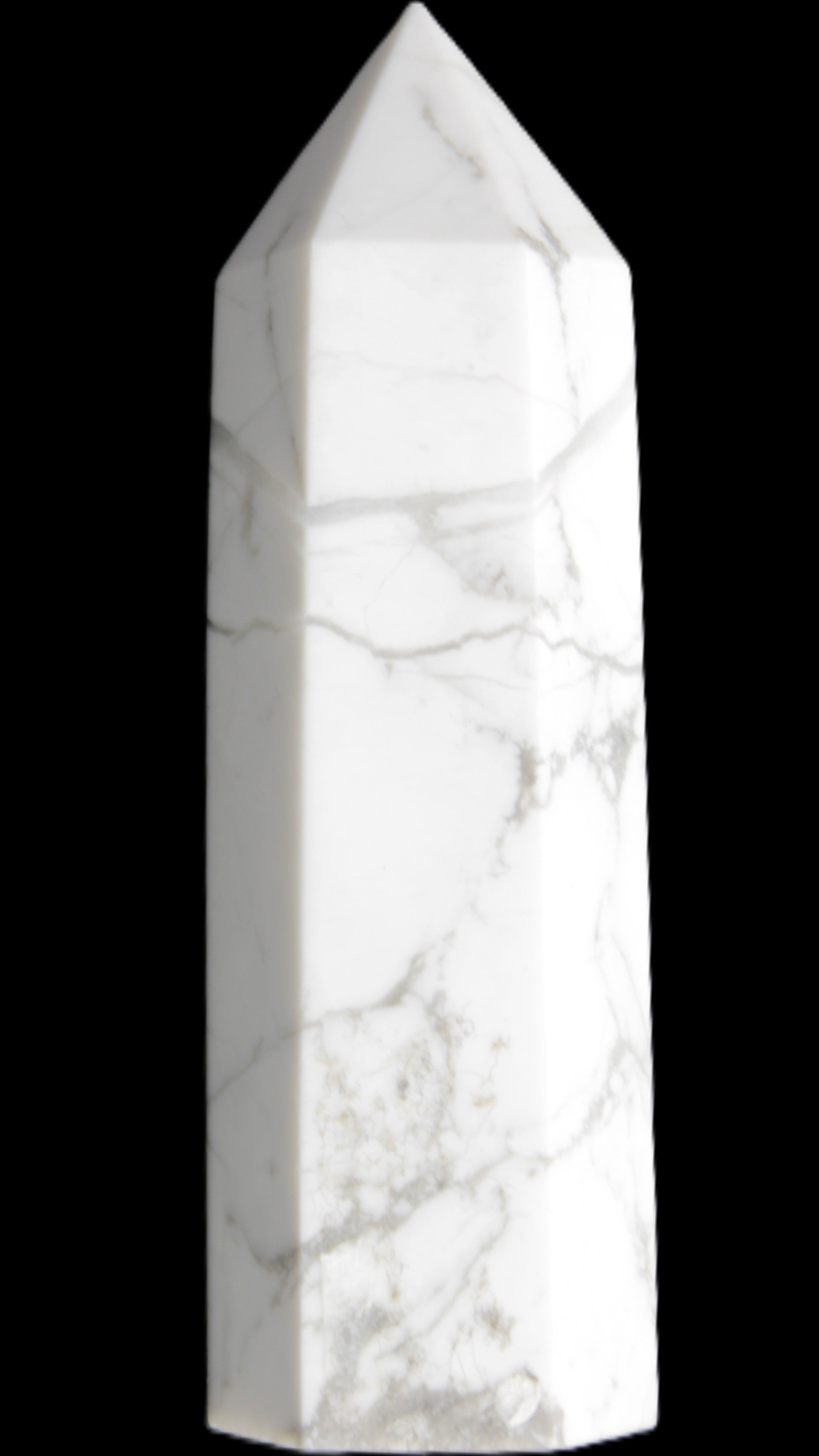 Howlite wand 70mm 55g Rocks and Things Store