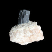 Natural Black Tourmaline crystal in Quartzite 74*68*84mm 442g Rocks and Things Store