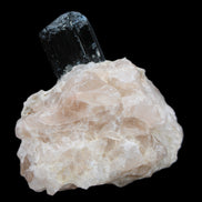 Natural Black Tourmaline crystal in Quartzite 74*68*84mm 442g Rocks and Things Store