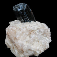 Natural Black Tourmaline crystal in Quartzite 74*68*84mm 442g Rocks and Things Store