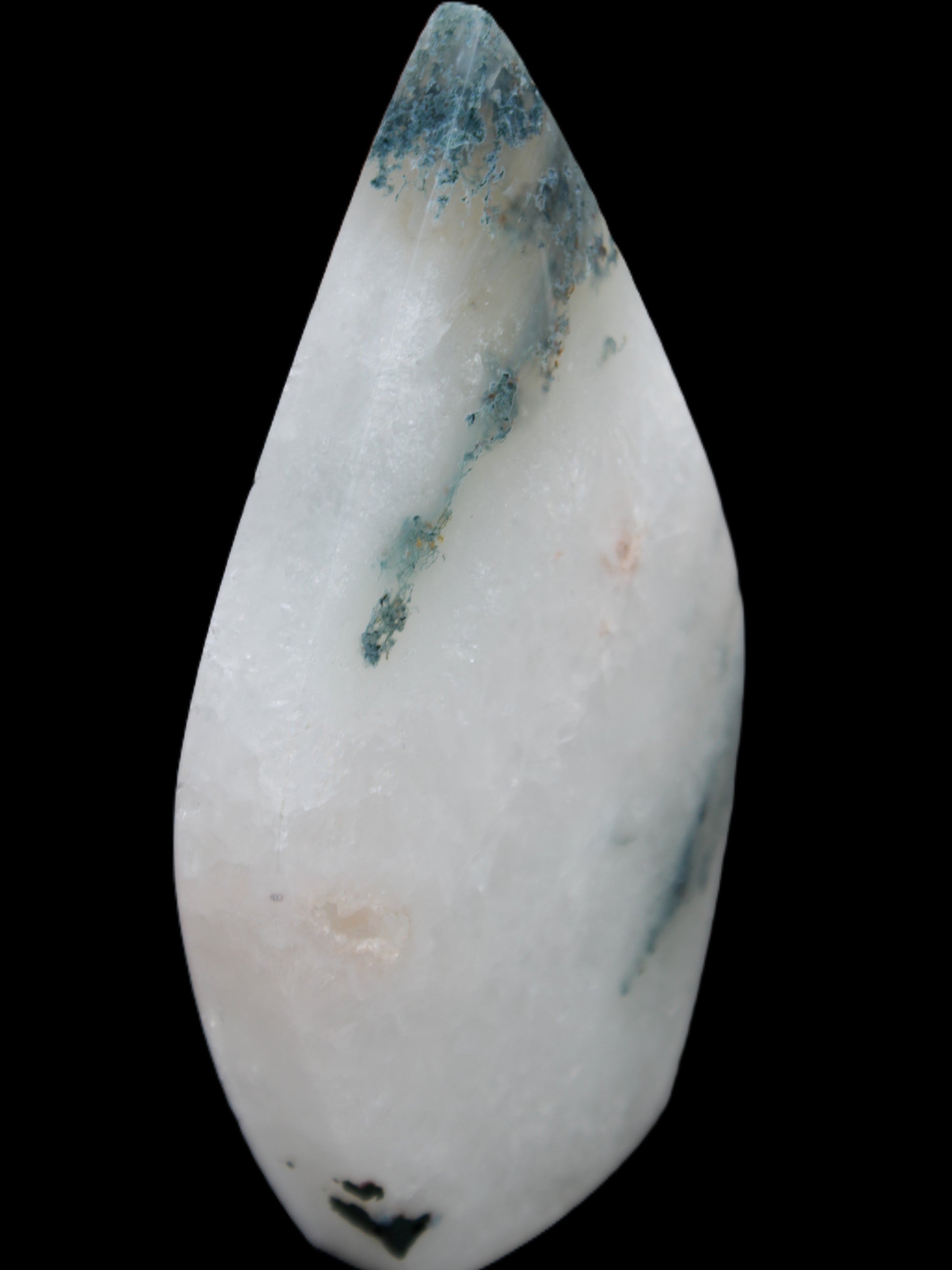 Ocean Grass Agate water drop 81*30*137mm 462g Rocks and Things