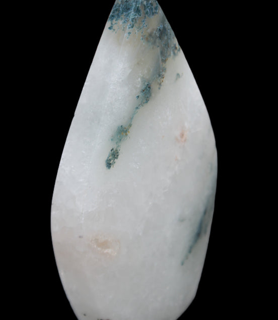 Ocean Grass Agate water drop 81*30*137mm 462g Rocks and Things