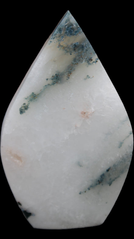 Ocean Grass Agate water drop 81*30*137mm 462g Rocks and Things