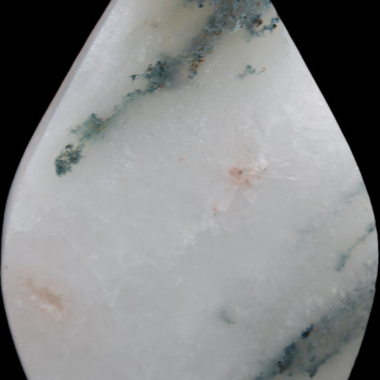 Ocean Grass Agate water drop 81*30*137mm 462g in sunlight - Rocks and Things Store