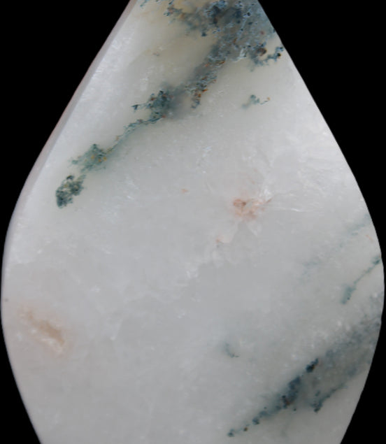 Ocean Grass Agate water drop 81*30*137mm 462g Rocks and Things