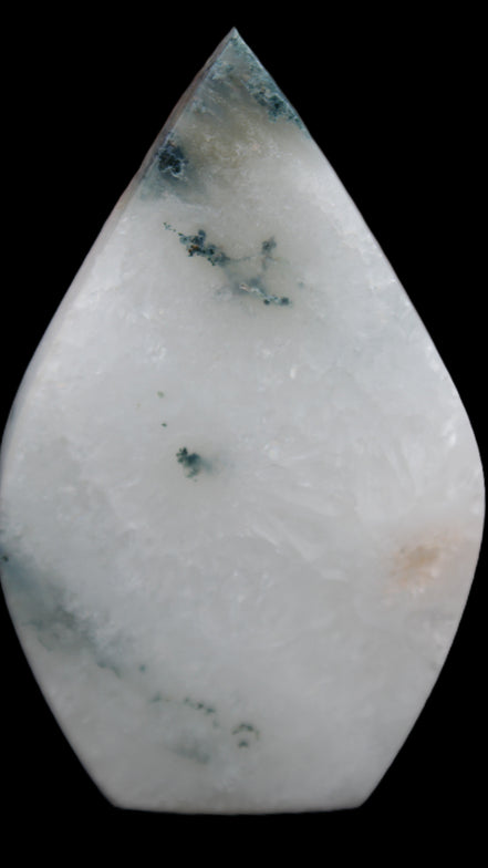 Ocean Grass Agate water drop 81*30*137mm 462g Rocks and Things