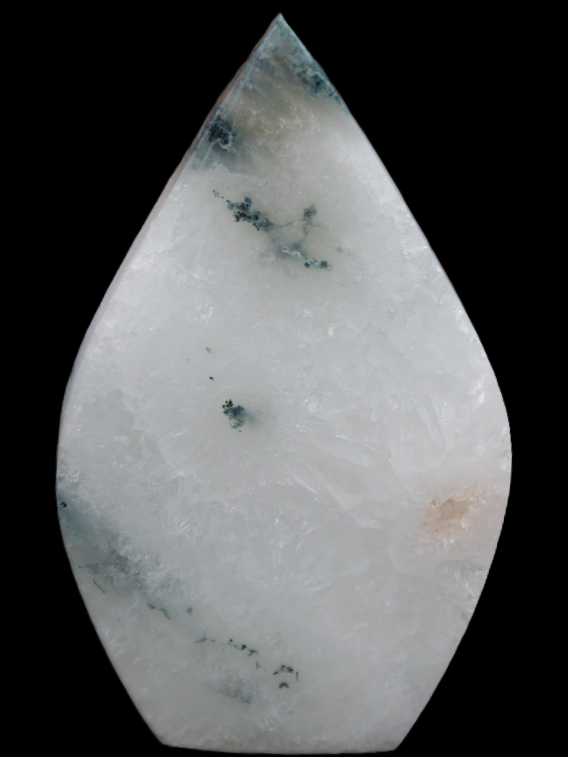 Ocean Grass Agate water drop 81*30*137mm 462g Rocks and Things