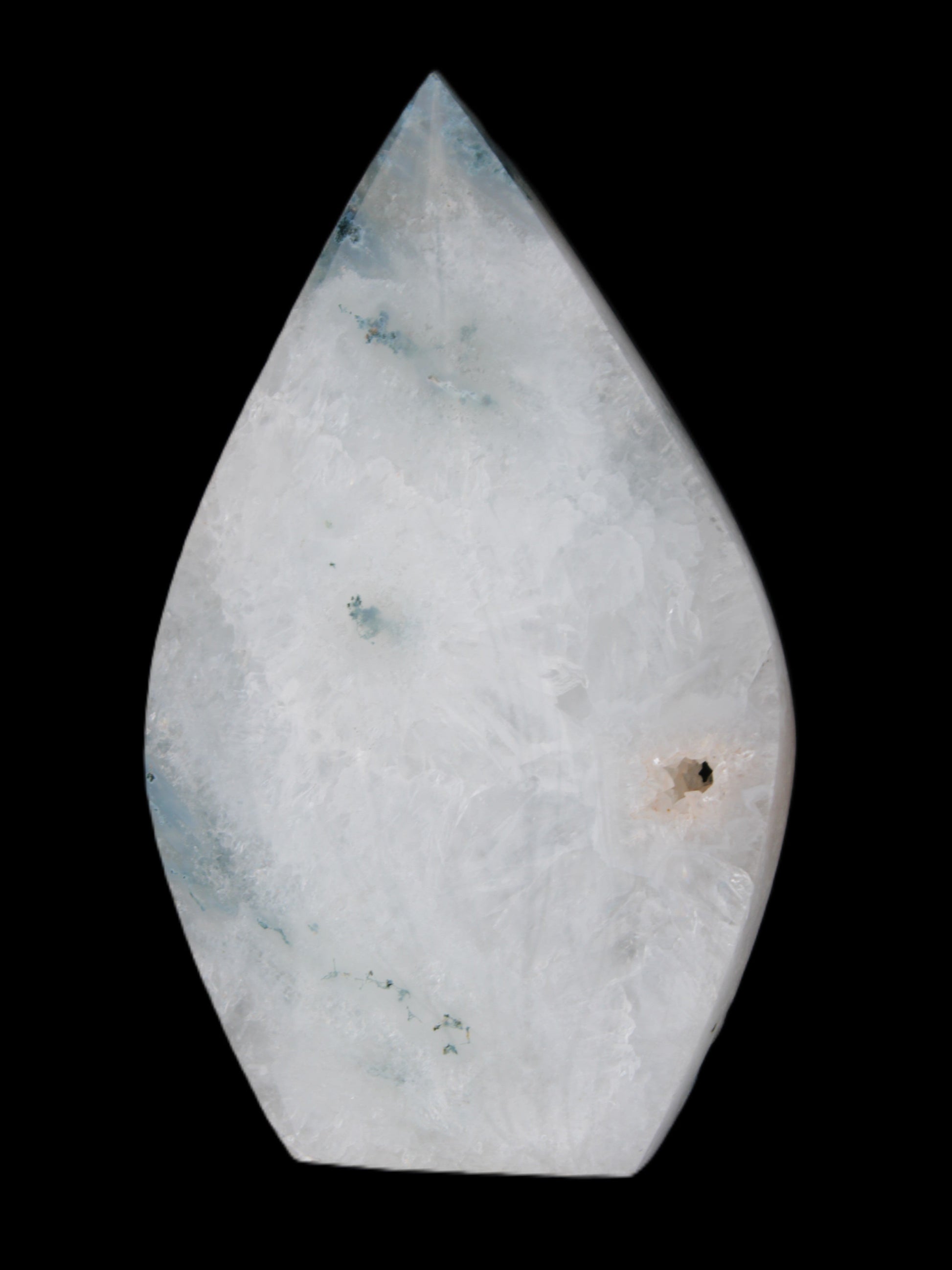 Ocean Grass Agate water drop 81*30*137mm 462g Rocks and Things
