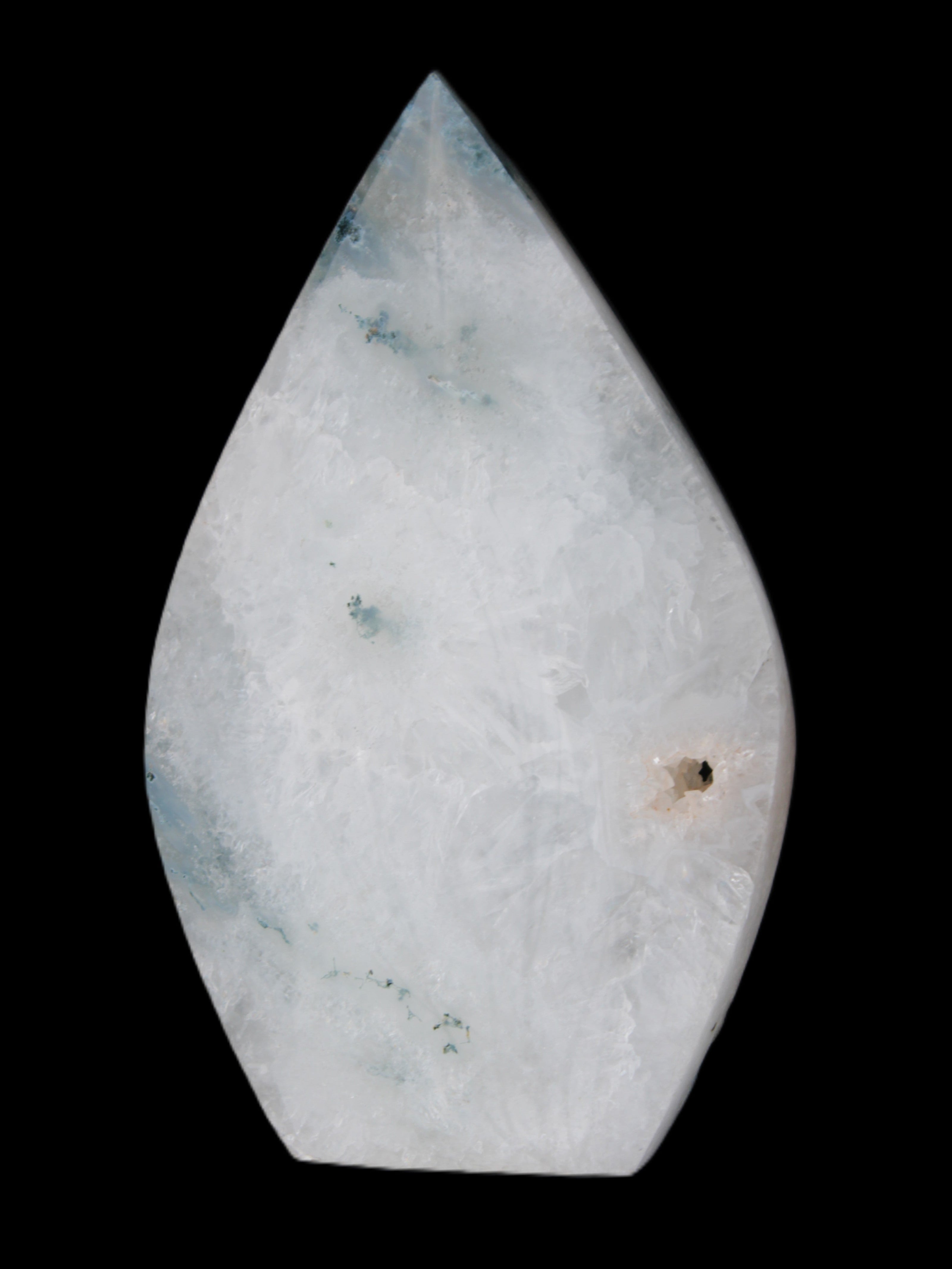 Ocean Grass Agate water drop 81*30*137mm 462g Rocks and Things