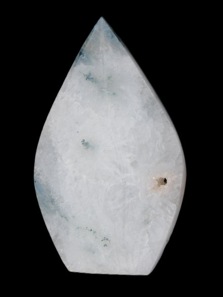 Ocean Grass Agate water drop 81*30*137mm 462g Rocks and Things