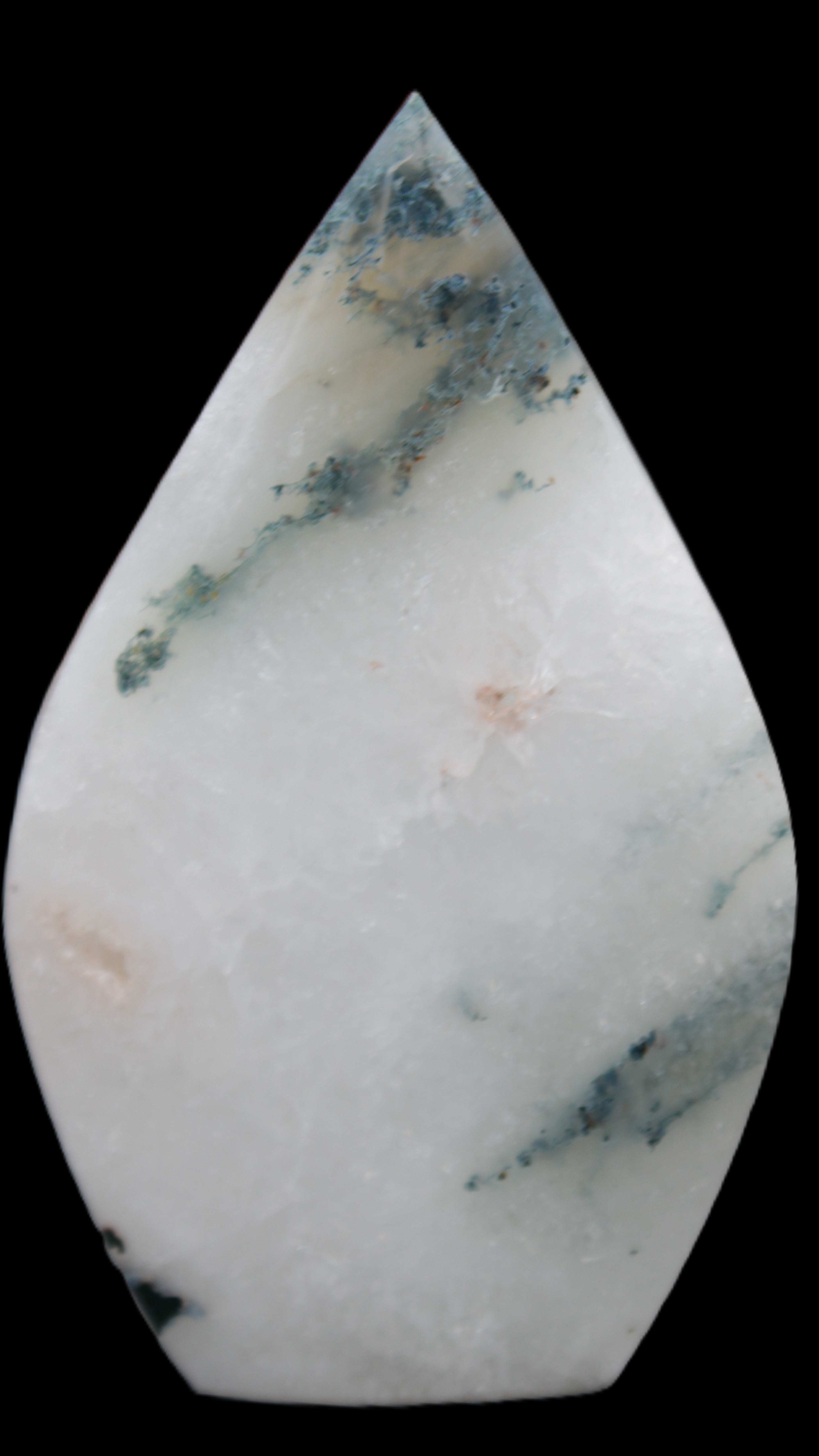 Ocean Grass Agate water drop 81*30*137mm 462g Rocks and Things