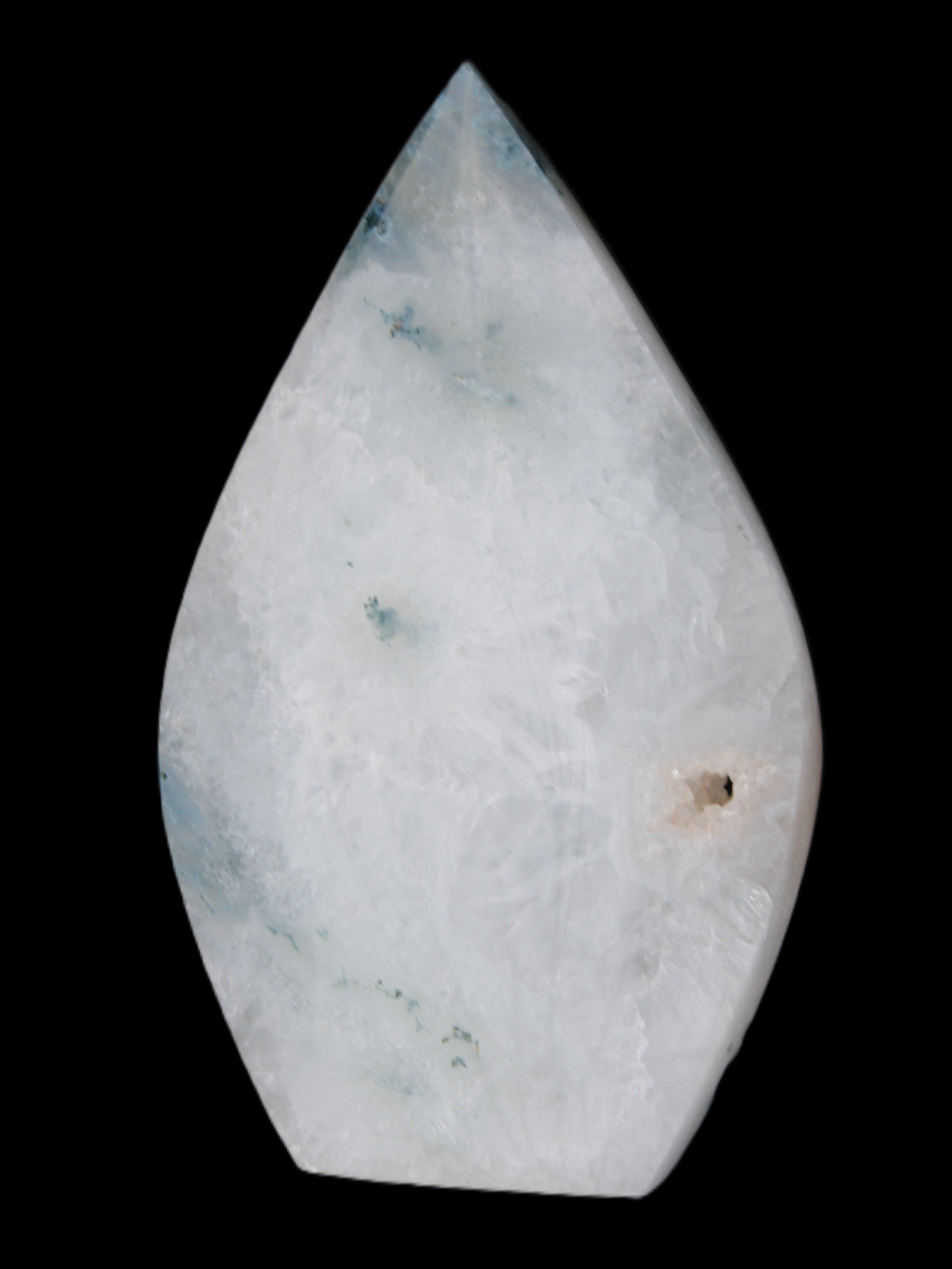 Ocean Grass Agate water drop 81*30*137mm 462g Rocks and Things