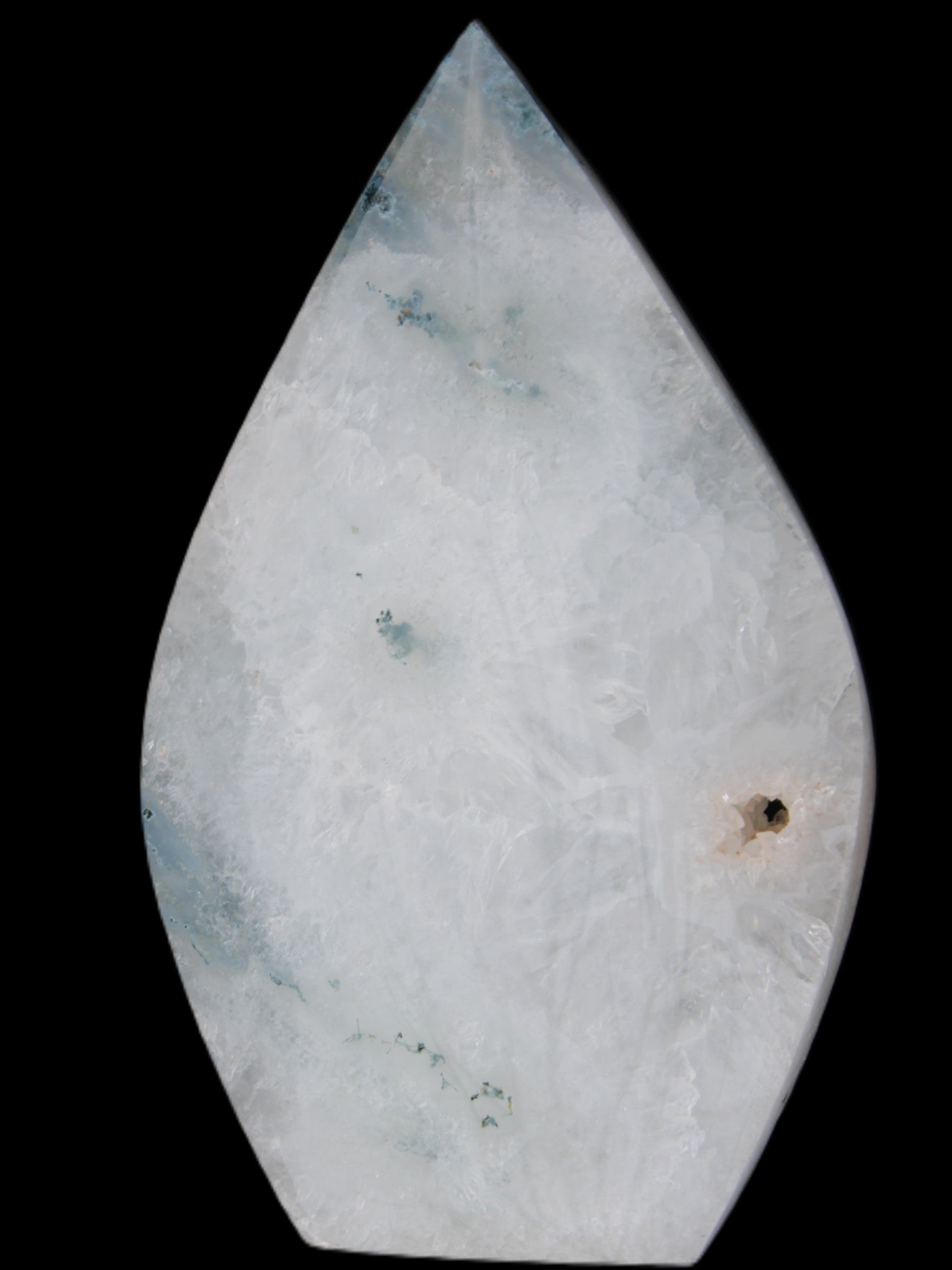 Ocean Grass Agate water drop 81*30*137mm 462g Rocks and Things