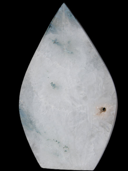 Ocean Grass Agate water drop 81*30*137mm 462g Rocks and Things