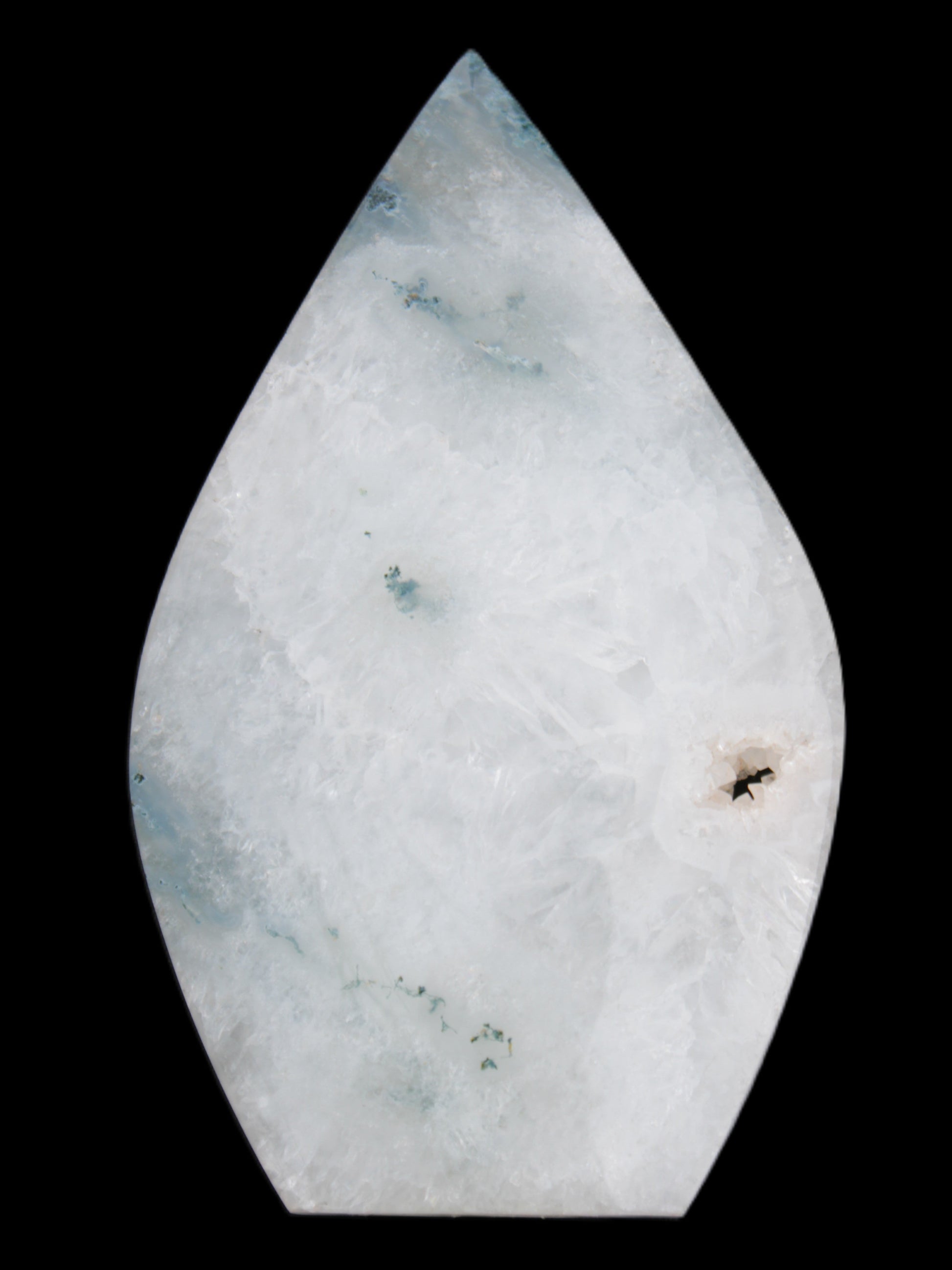 Ocean Grass Agate water drop 81*30*137mm 462g Rocks and Things