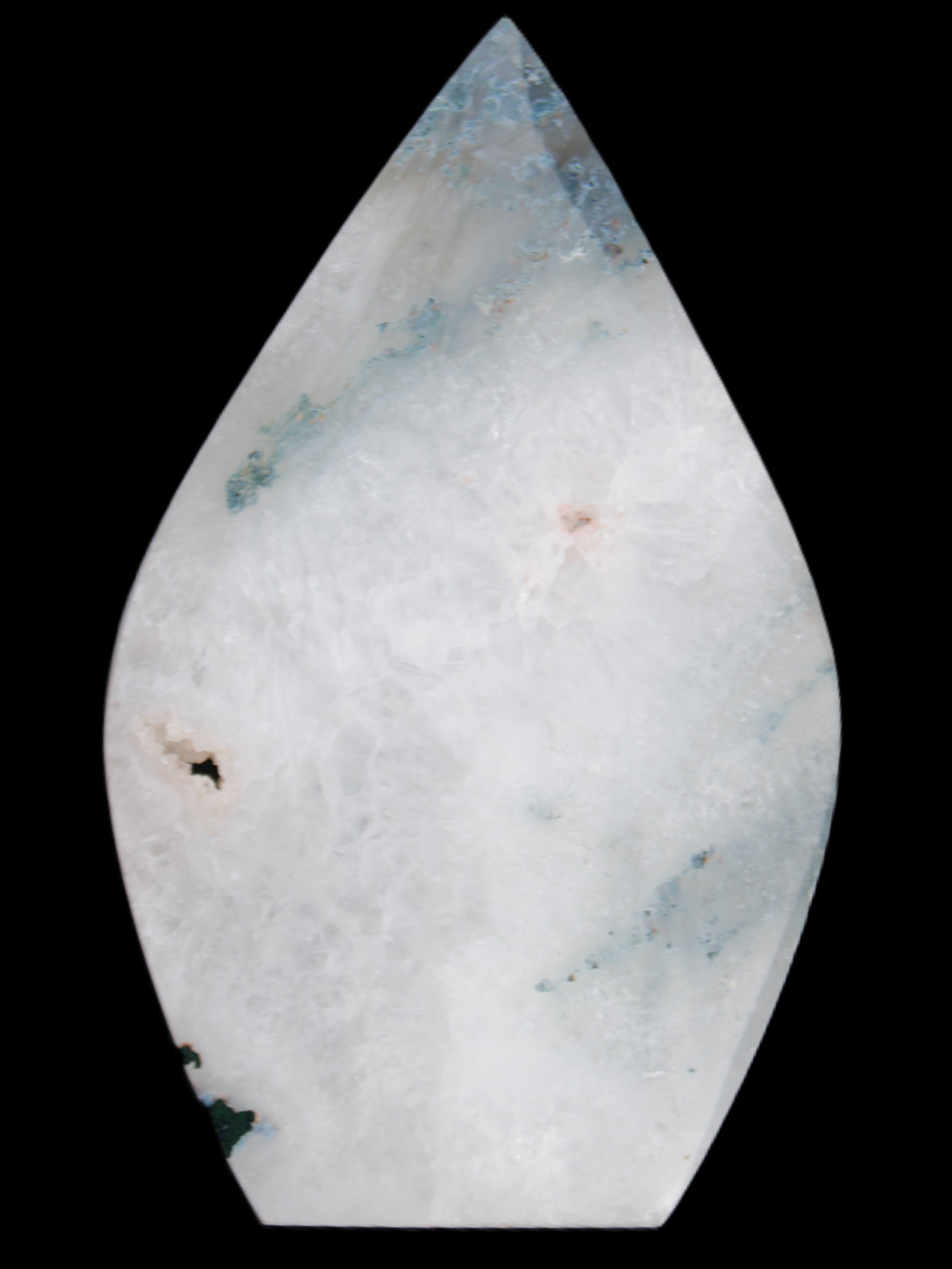 Ocean Grass Agate water drop 81*30*137mm 462g Rocks and Things