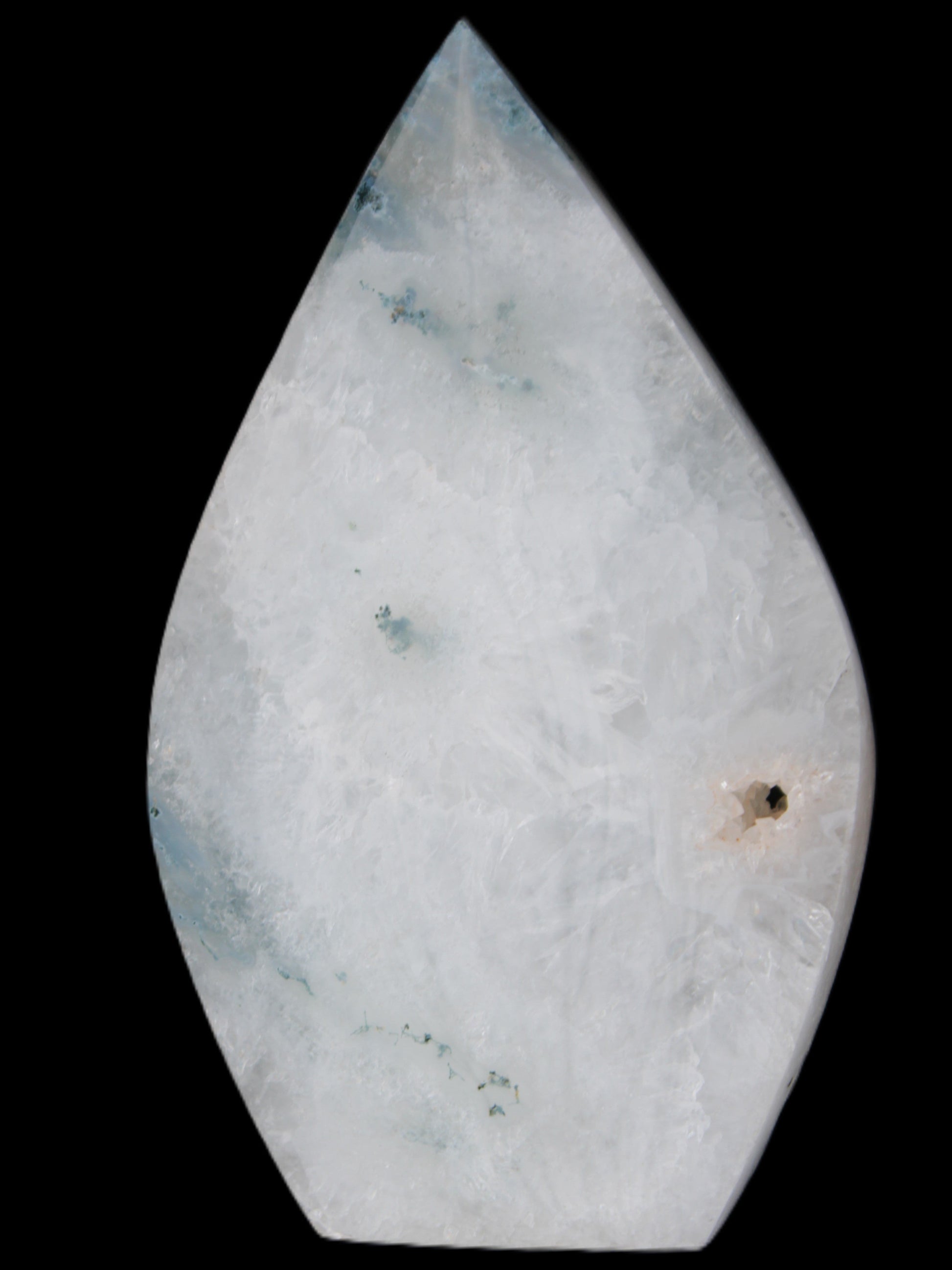 Ocean Grass Agate water drop 81*30*137mm 462g Rocks and Things