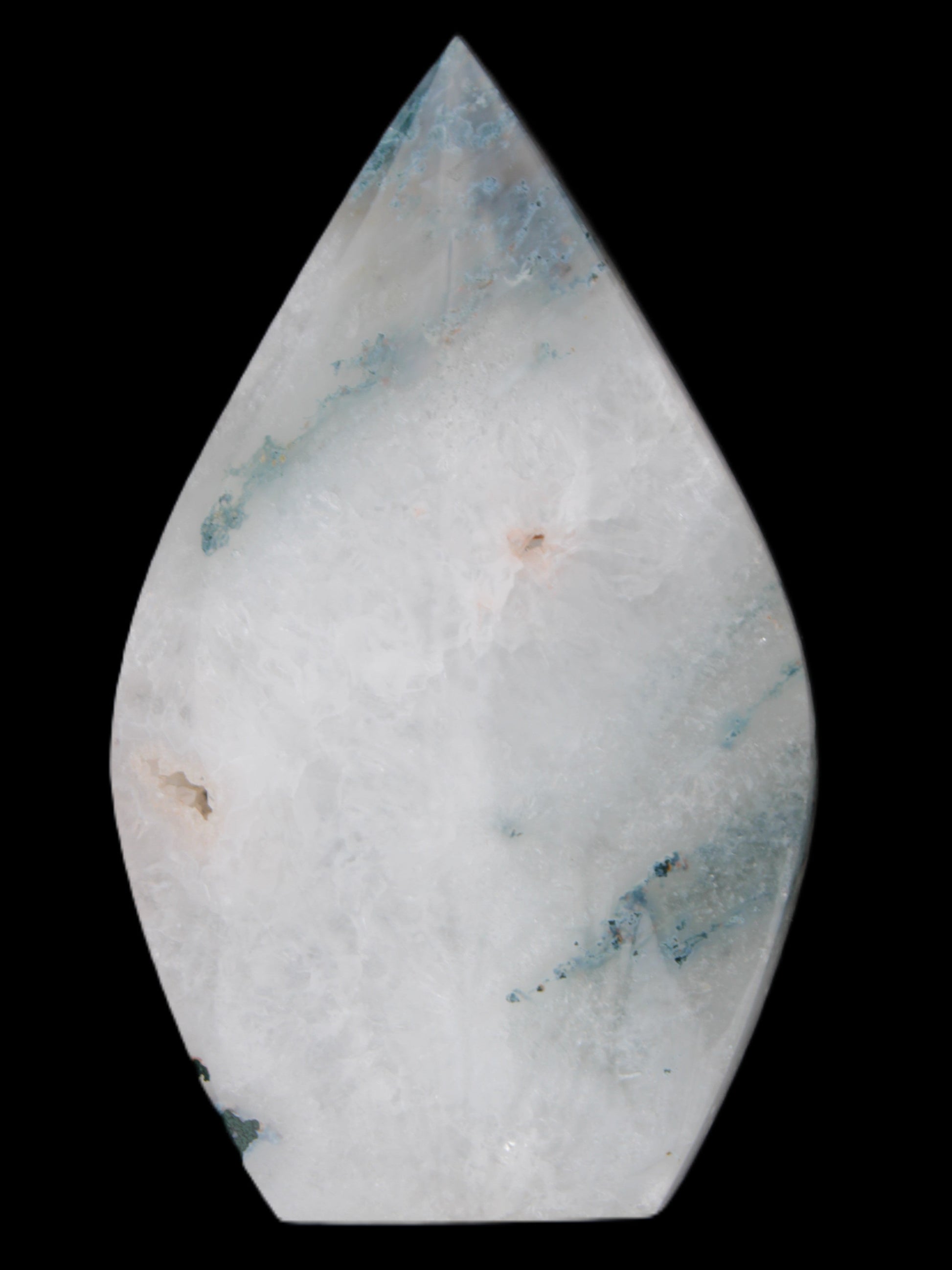 Ocean Grass Agate water drop 81*30*137mm 462g Rocks and Things