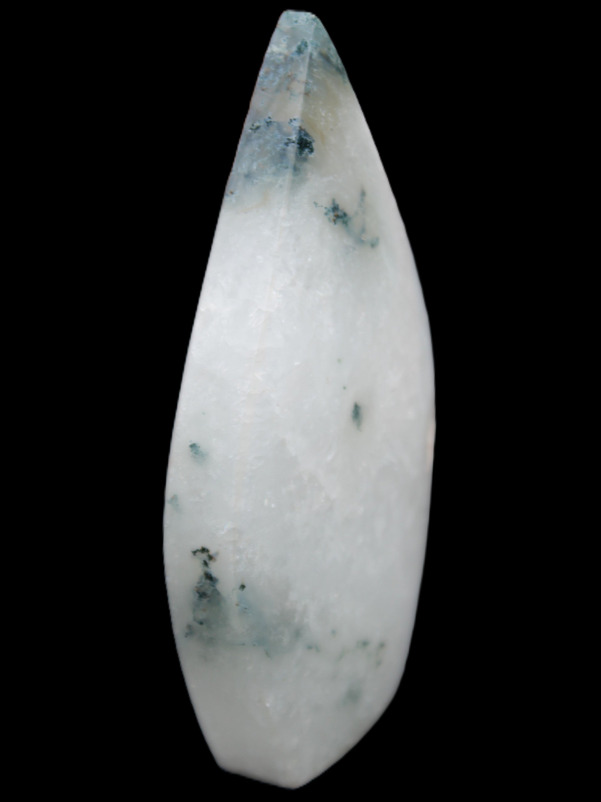 Ocean Grass Agate water drop 81*30*137mm 462g Rocks and Things