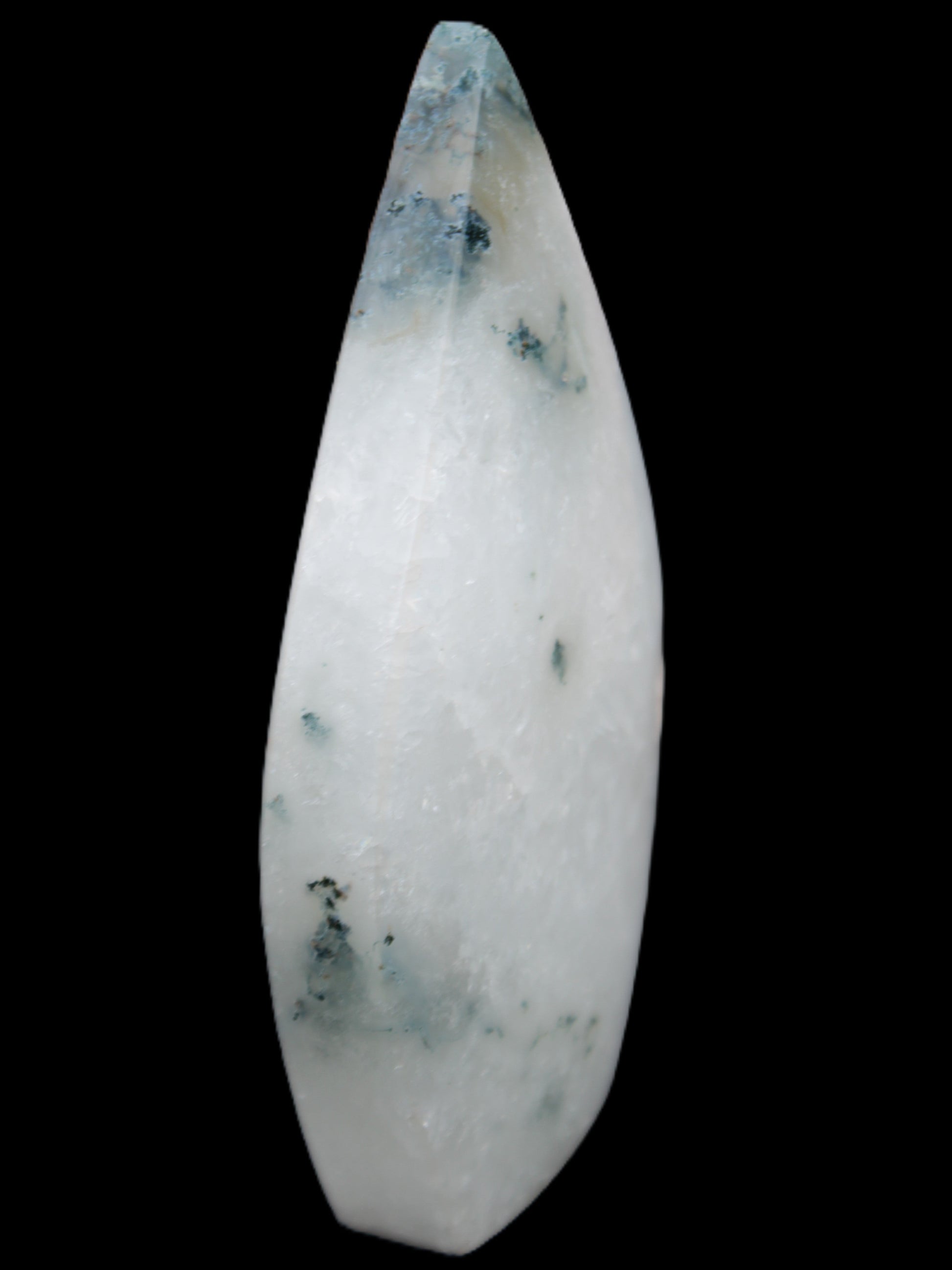 Ocean Grass Agate water drop 81*30*137mm 462g Rocks and Things