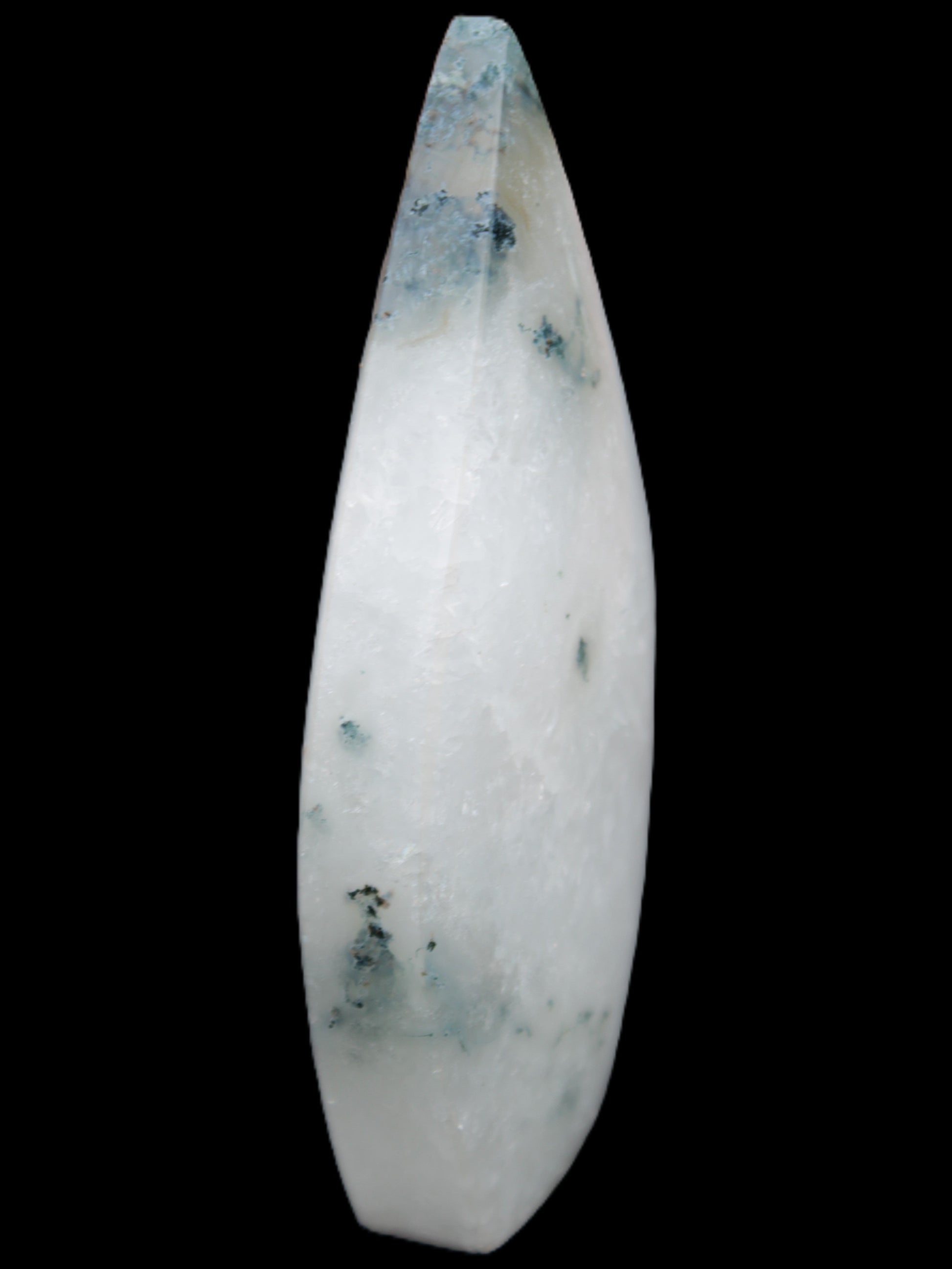 Ocean Grass Agate water drop 81*30*137mm 462g Rocks and Things