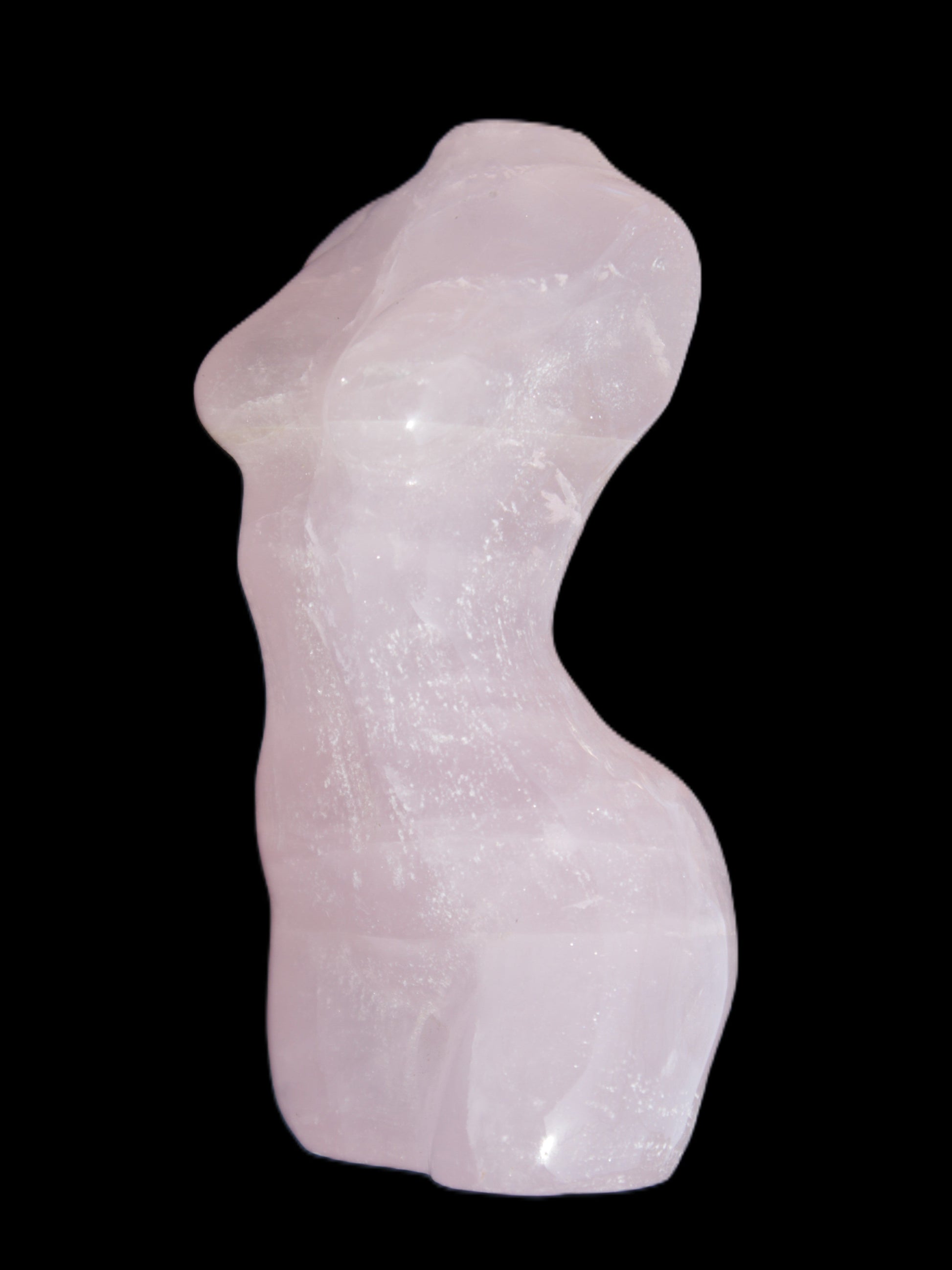 Rose Quartz goddess 80*37mm 126g Rocks and Things
