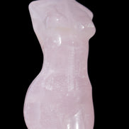 Rose Quartz goddess 80*37mm 126g Rocks and Things