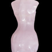 Rose Quartz goddess 80*37mm 126g Rocks and Things