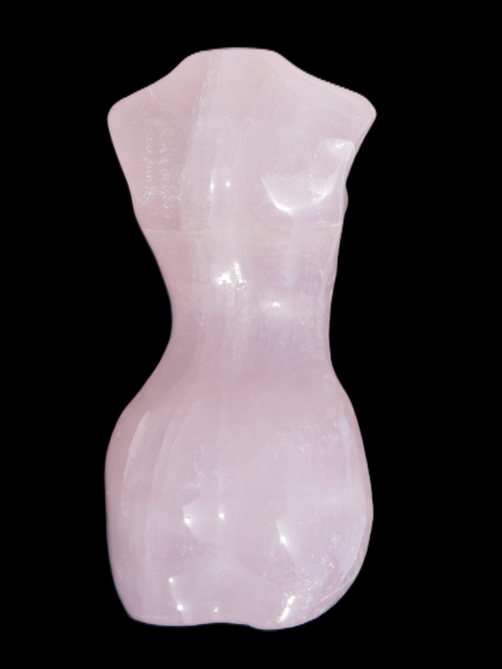 Rose Quartz goddess 80*37mm 126g Rocks and Things