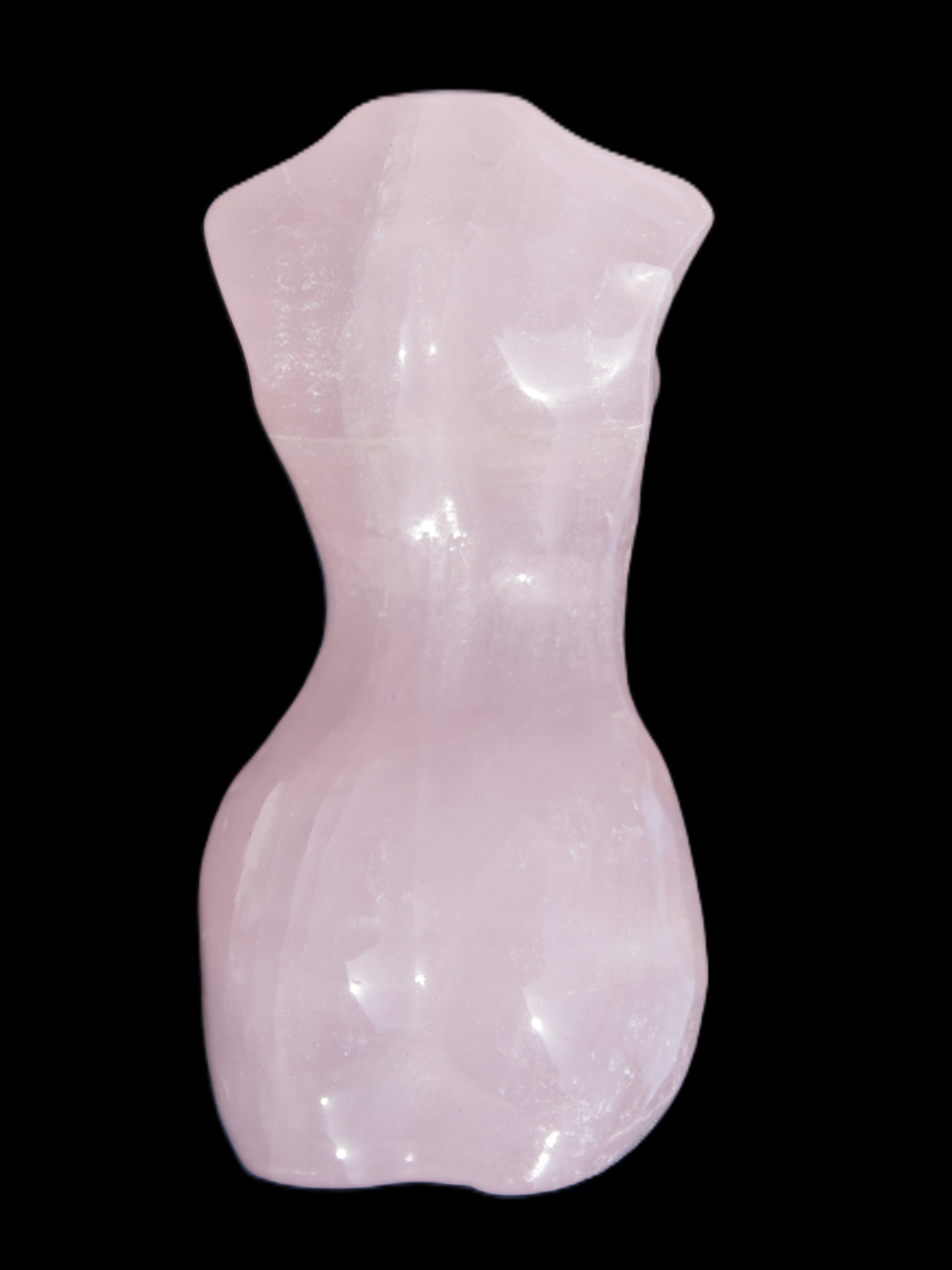 Rose Quartz goddess 80*37mm 126g Rocks and Things