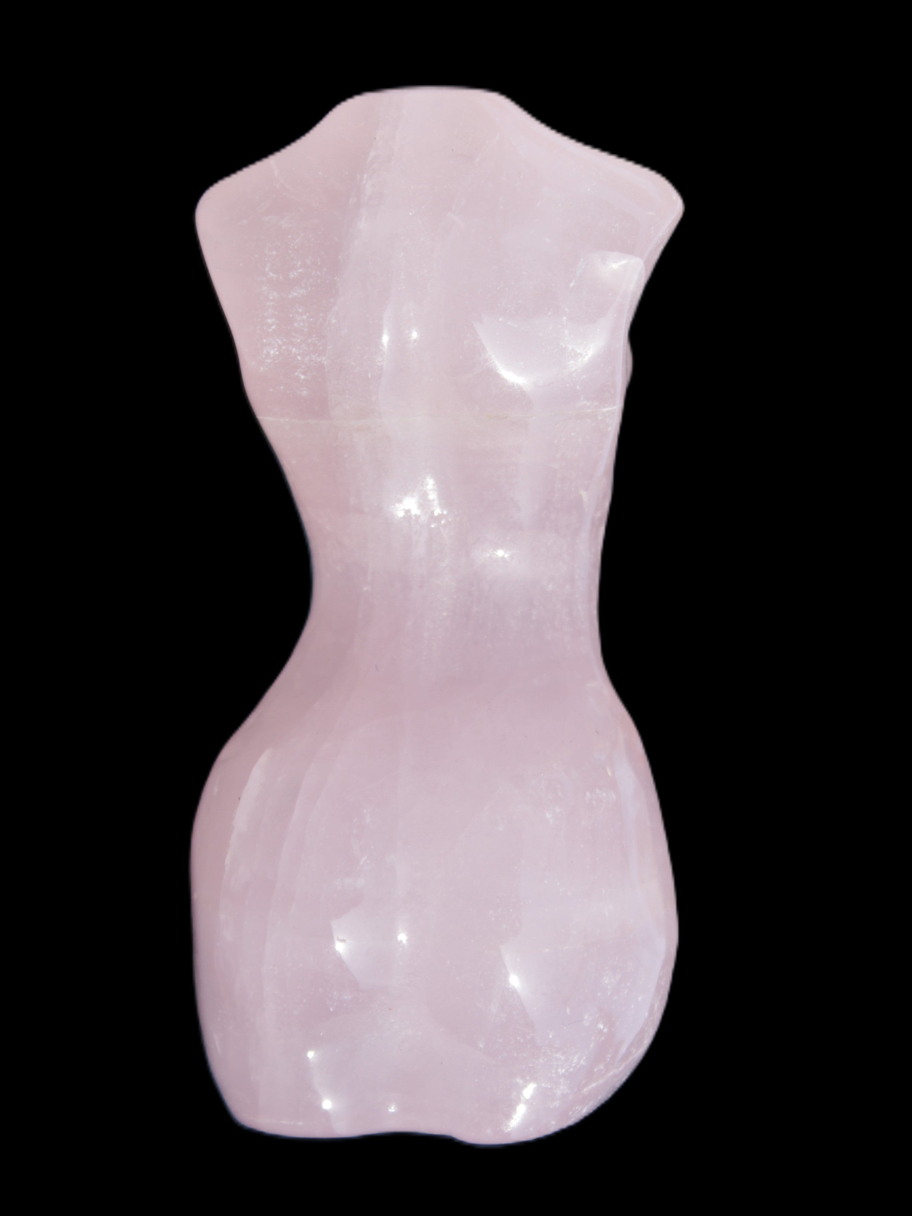 Rose Quartz goddess 80*37mm 126g Rocks and Things