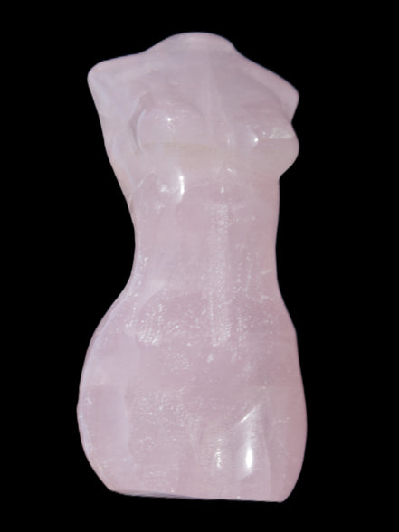 Rose Quartz goddess 80*37mm 126g Rocks and Things