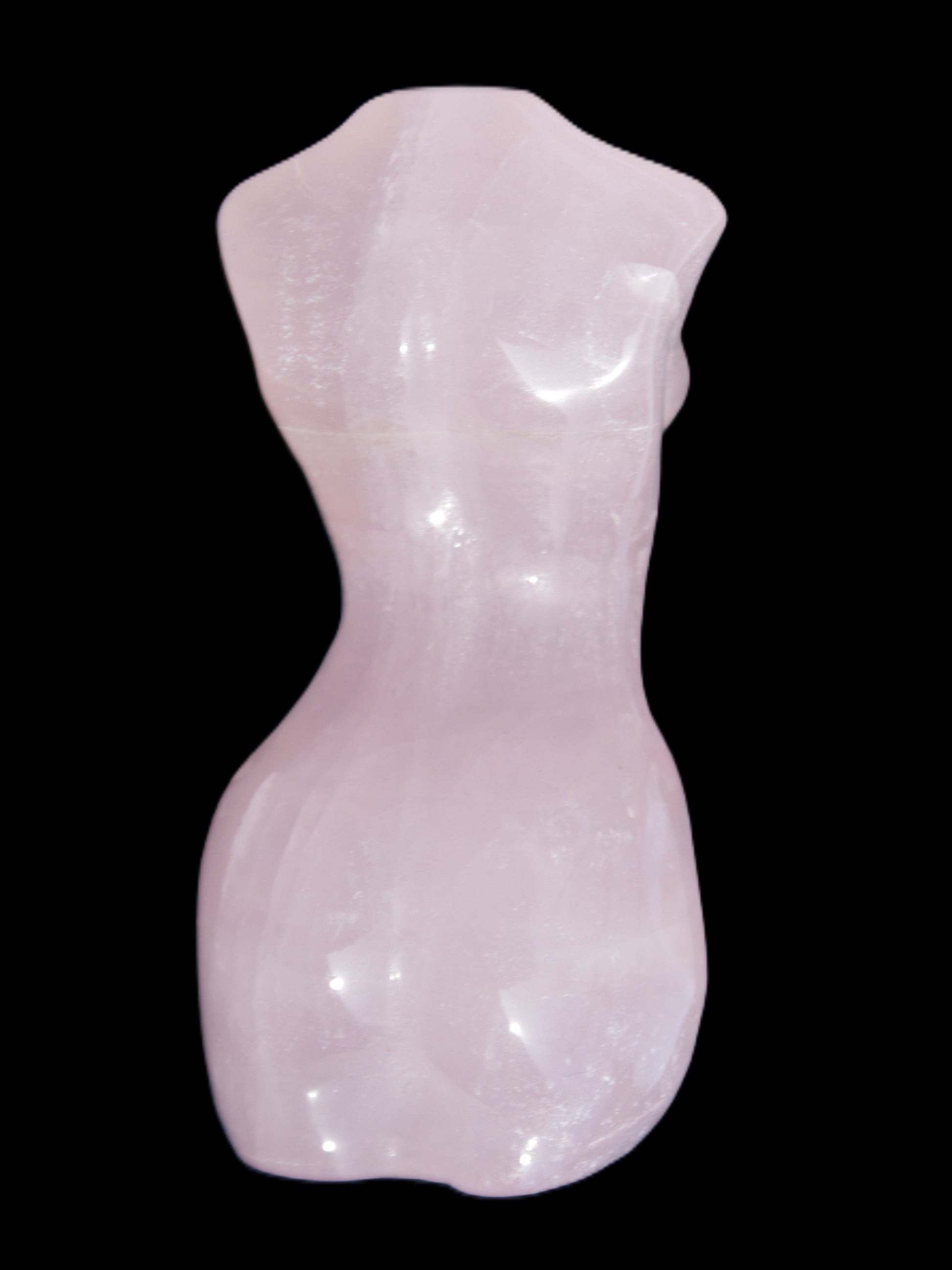 Rose Quartz goddess 80*37mm 126g Rocks and Things