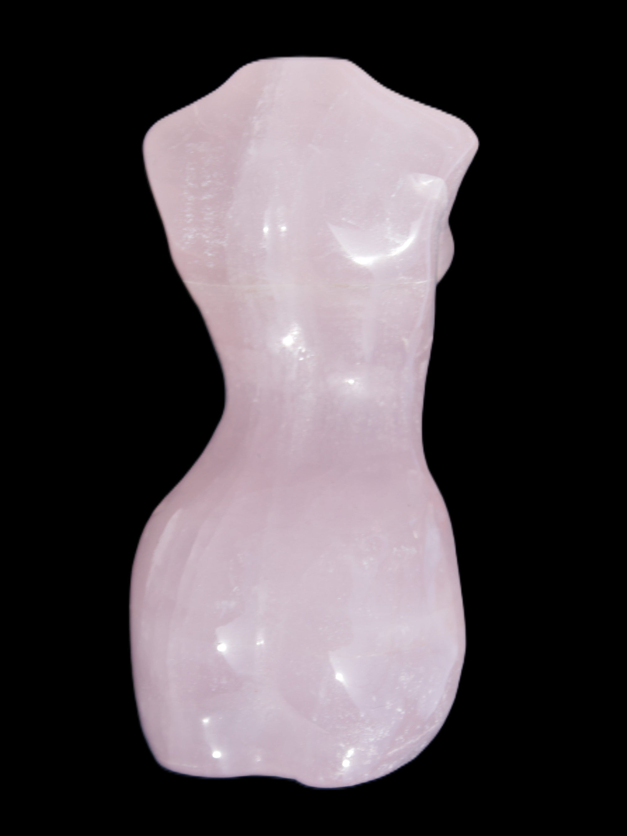 Rose Quartz goddess 80*37mm 126g Rocks and Things