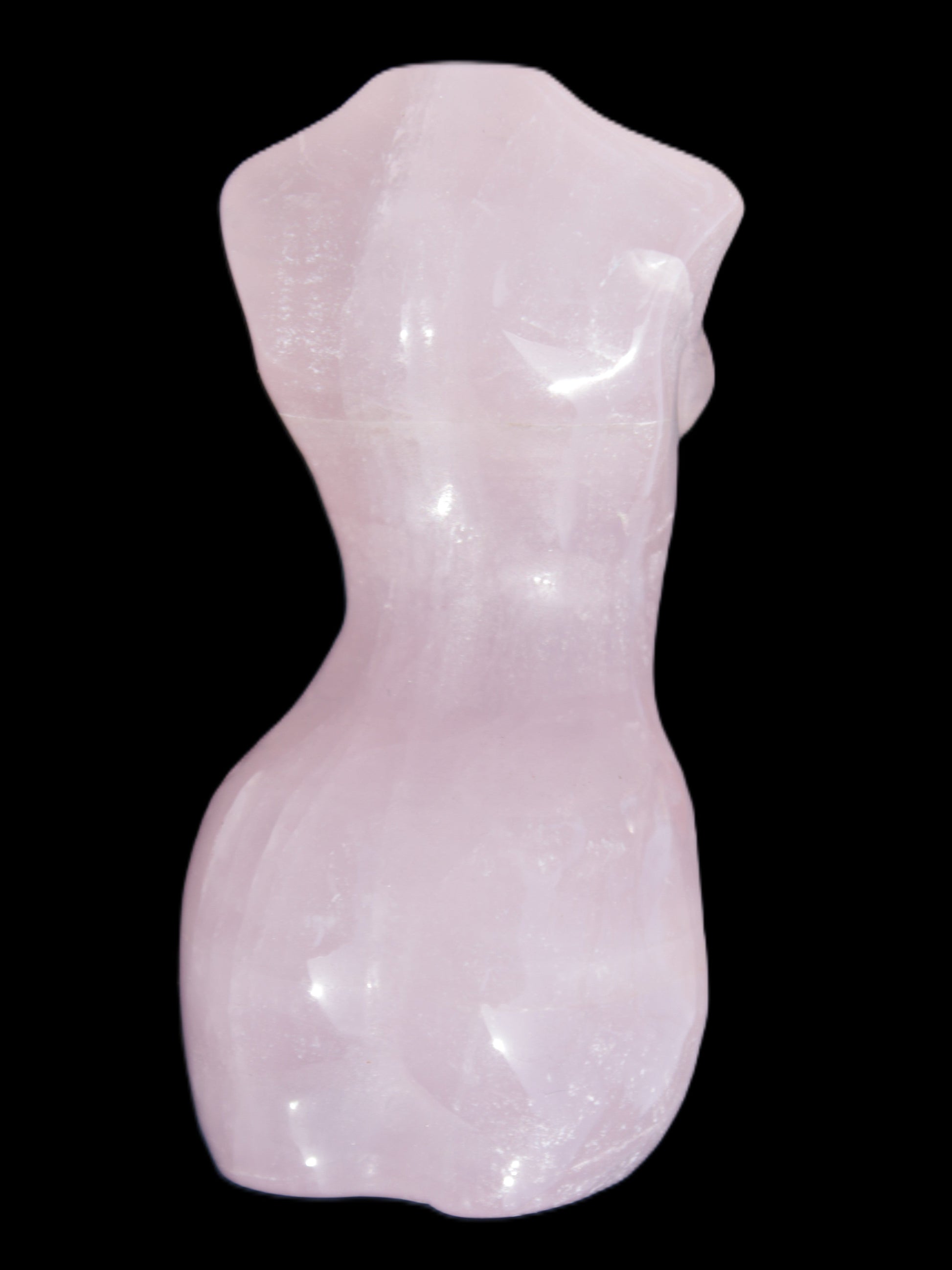 Rose Quartz goddess 80*37mm 126g Rocks and Things