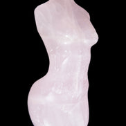 Rose Quartz goddess 80*37mm 126g Rocks and Things