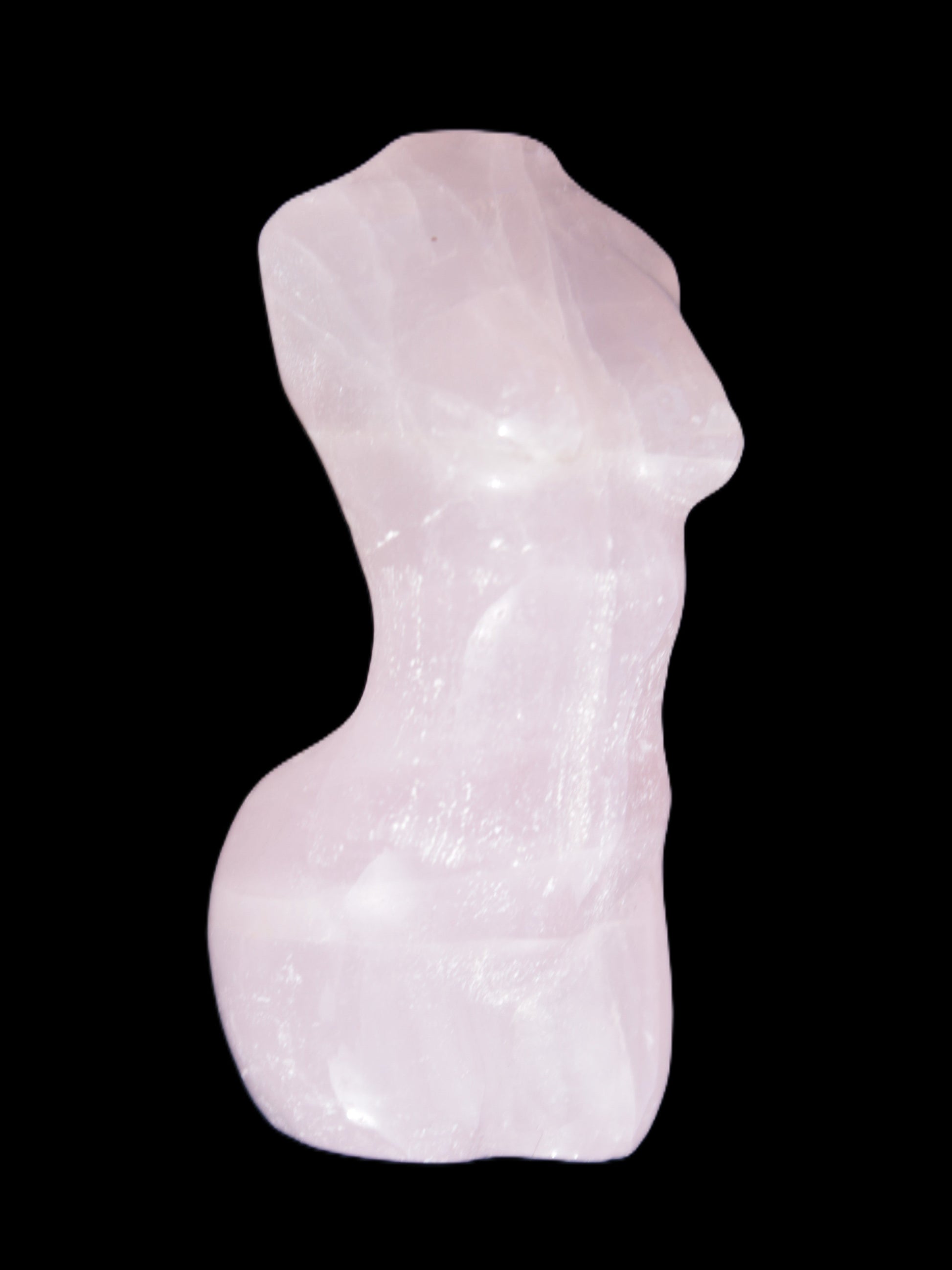 Rose Quartz goddess 80*37mm 126g Rocks and Things