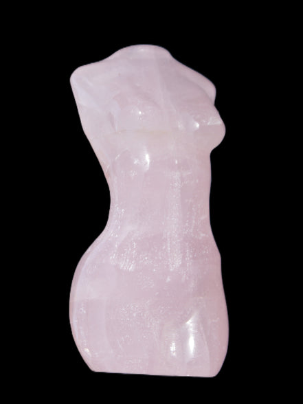 Rose Quartz goddess 80*37mm 126g Rocks and Things