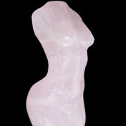 Rose Quartz goddess 80*37mm 126g Rocks and Things