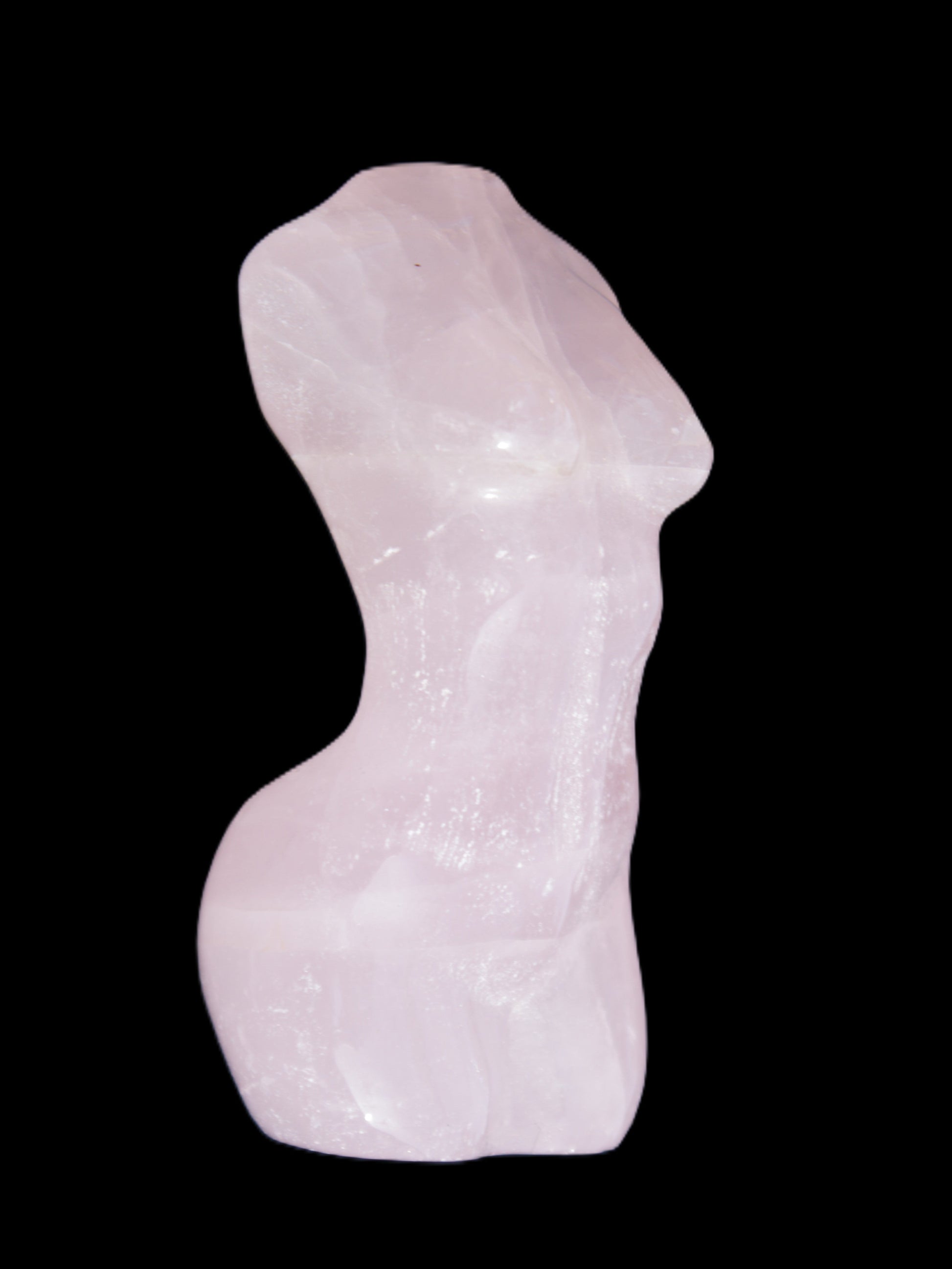 Rose Quartz goddess 80*37mm 126g Rocks and Things