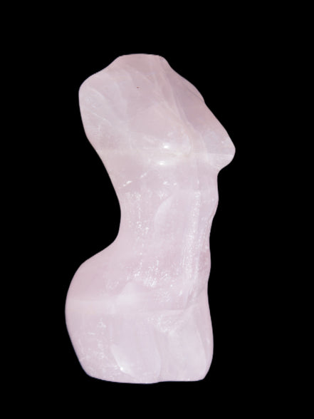 Rose Quartz goddess 80*37mm 126g Rocks and Things