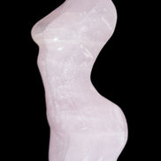 Rose Quartz goddess 80*37mm 126g Rocks and Things