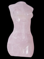 Rose Quartz goddess 80*37mm 126g Rocks and Things
