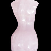 Rose Quartz goddess 80*37mm 126g Rocks and Things