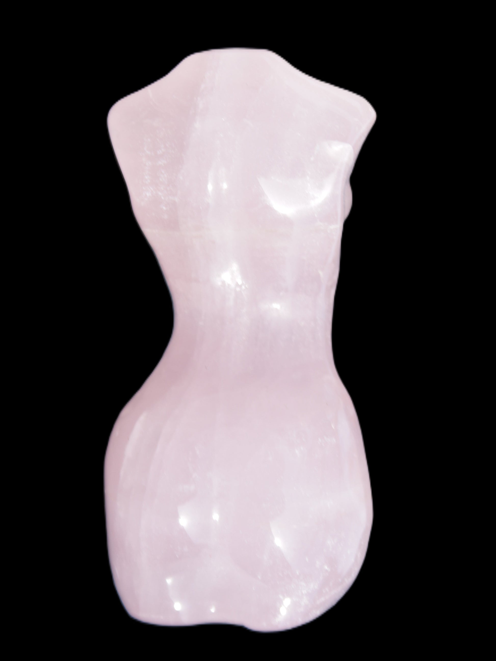 Rose Quartz goddess 80*37mm 126g Rocks and Things